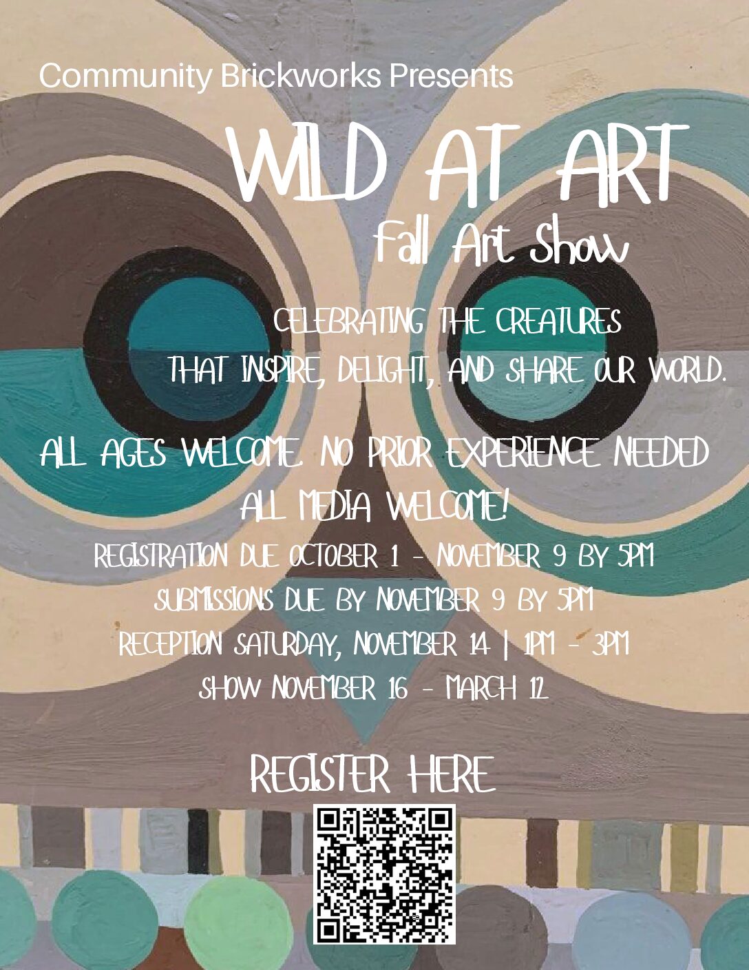 Wild at Art Fall Show (Real Estate Flyer)